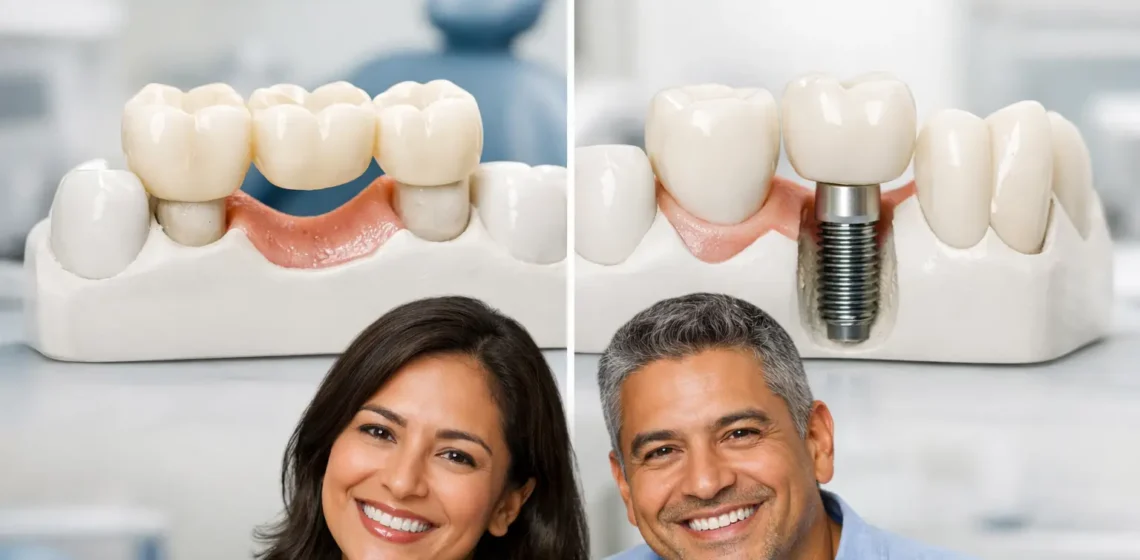 Puente dental o implante: cuál conviene más