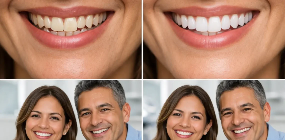 Antes y después de carillas dentales: qué esperar