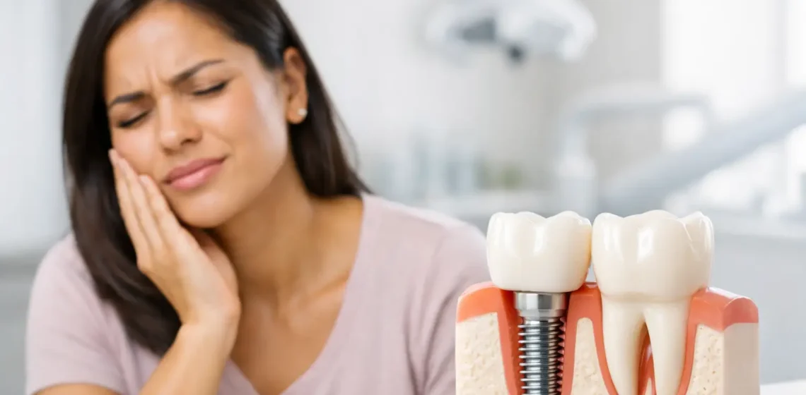 ¿Dolor después de implante dental es normal?