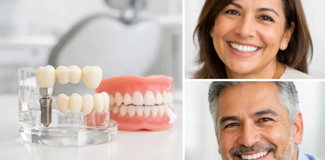 Mejores opciones para reemplazar dientes