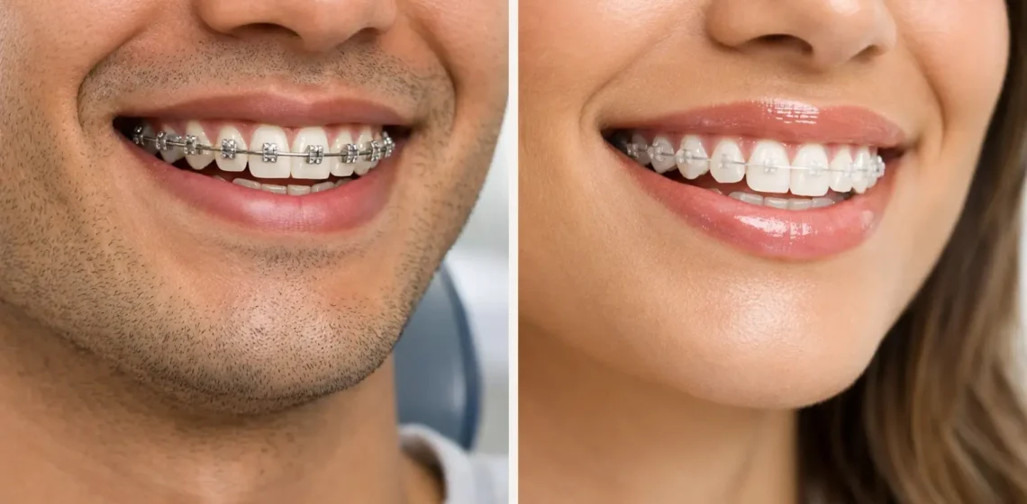 Brackets metálicos o estéticos cuál elegir