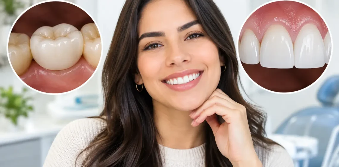 Corona dental versus carilla: cuál necesitas